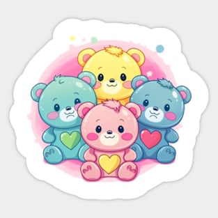 Kawaii Baby Care Bears Sticker